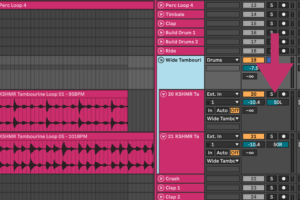 double tracking tambourines